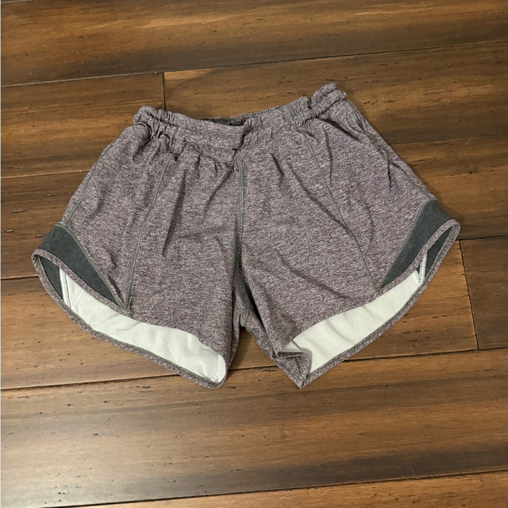 Heathered Gray Lululemon Shorts - Size 4